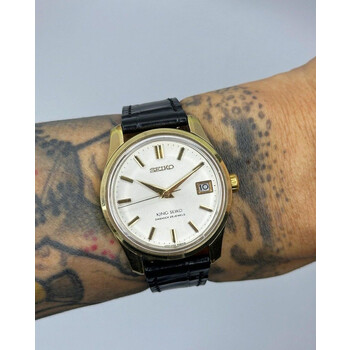 35mm • 1966 King Seiko 44KS 4402-8000 Gold Plated Manual Winding